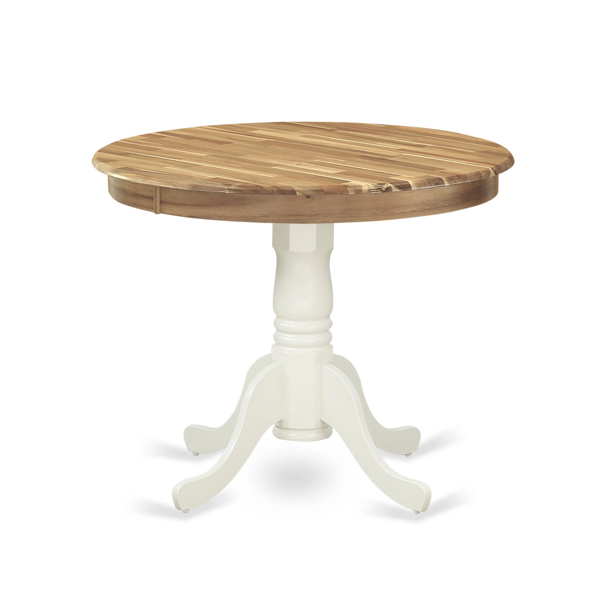 Antique Round Acacia Wood Dining Table J626253