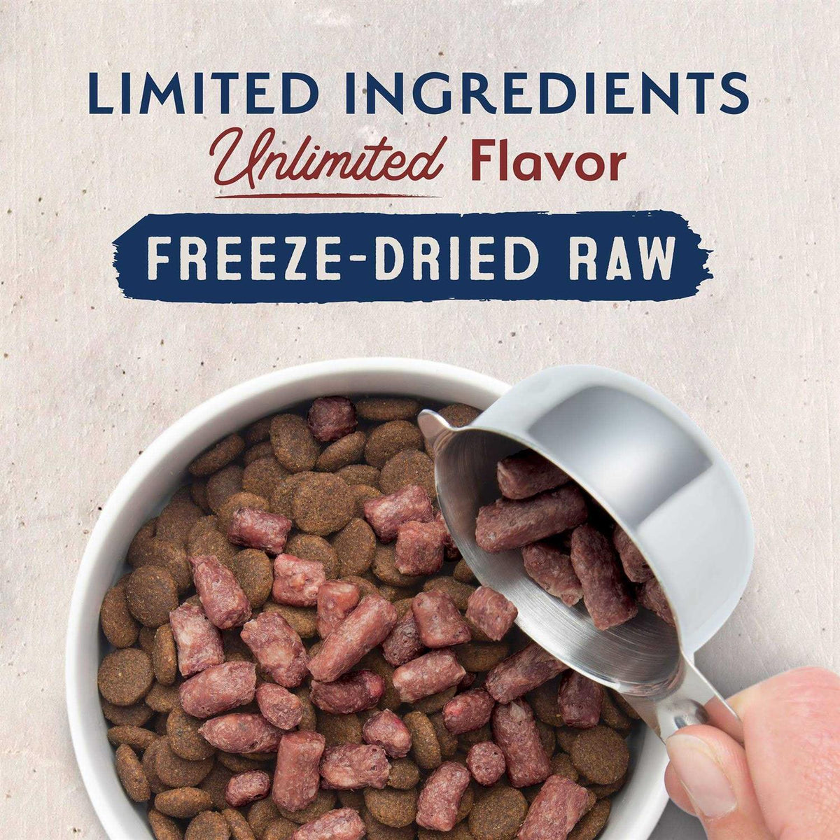 Limited Ingredient Beef & Brown Rice Freeze-Dried Dog Food B6248