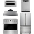 36 Gas Range, Range Hood, Refrigerator, Dishwasher and Microwave Q2023