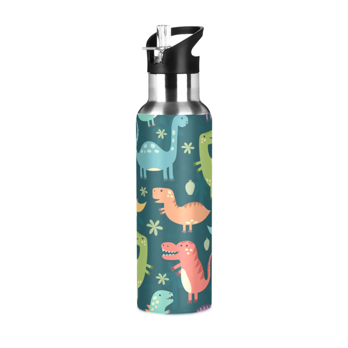20 OZ Stainless Steel Vacuum Insulated Water Bottle with Straw Lid R4707