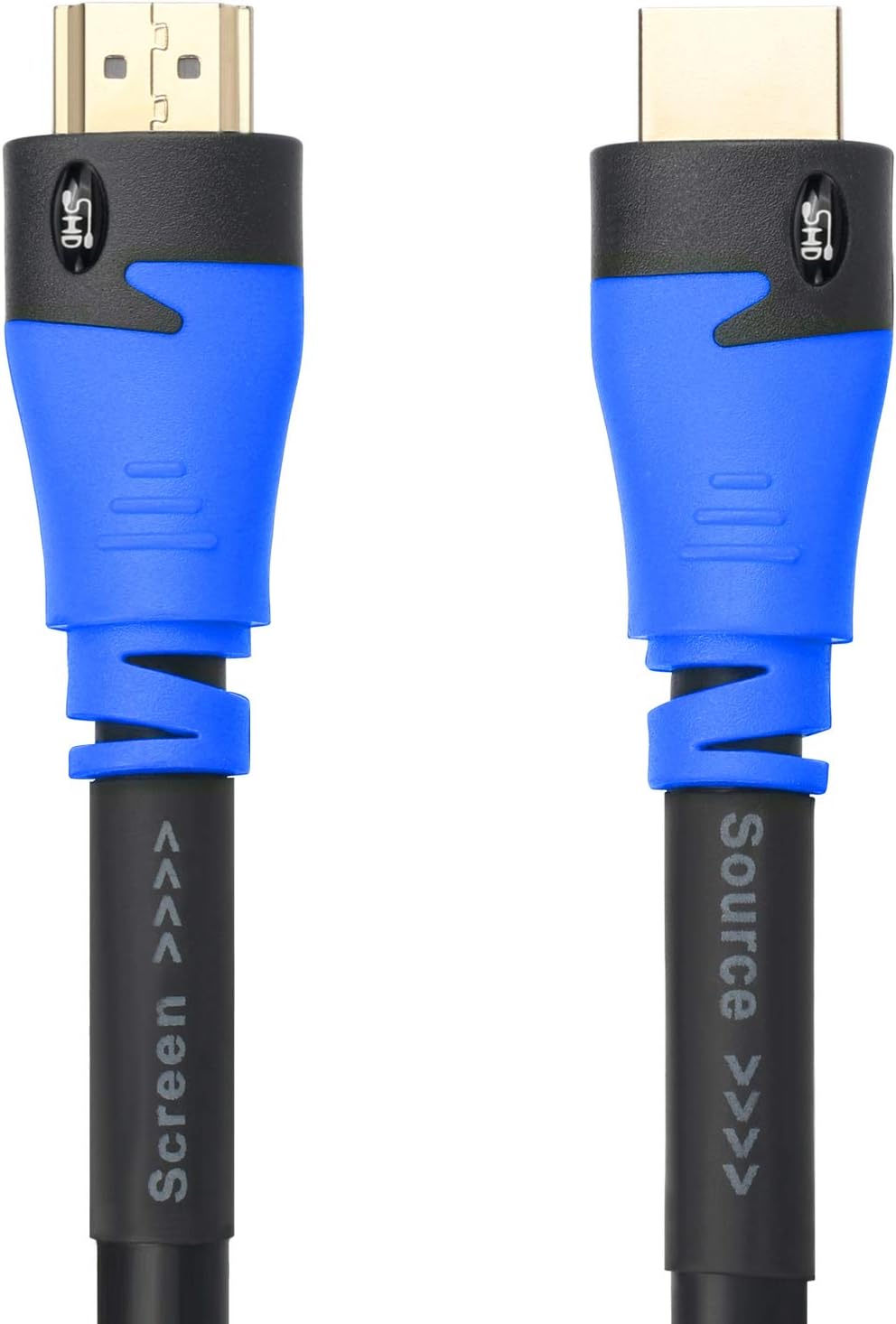 HDMI Cable 100 Feet with Signal Booster, CL3 Rated Black, Pack of 2 R57293