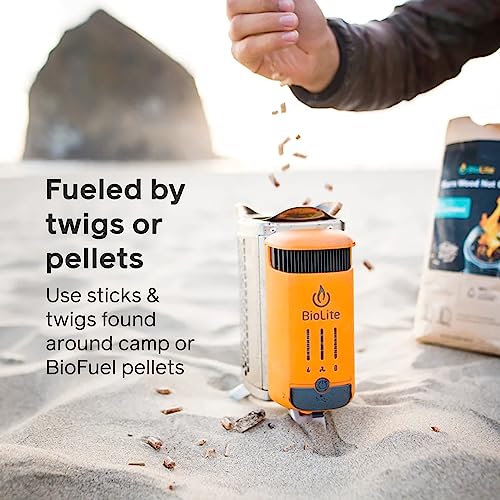 Wood Burning Camp Stove with USB Charging E9177