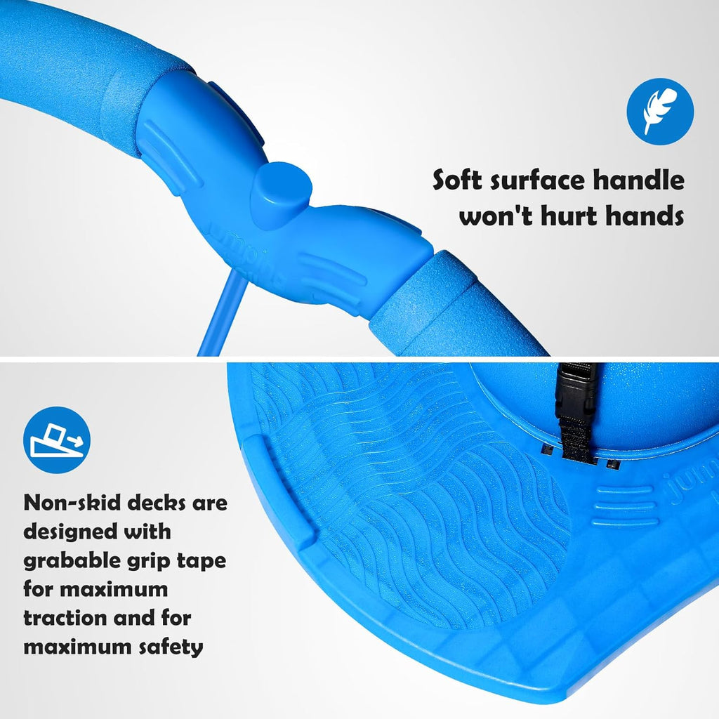 Blue Pogo Stick with Handle and Ball Pump H43251