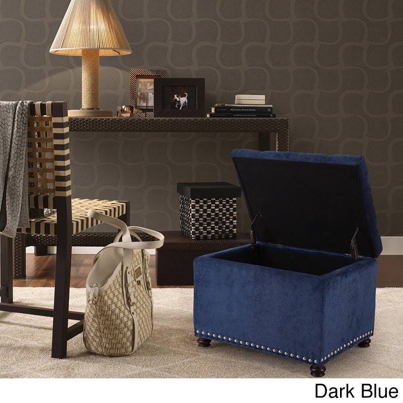 Rectangular Tufted Storage Ottoman J771202
