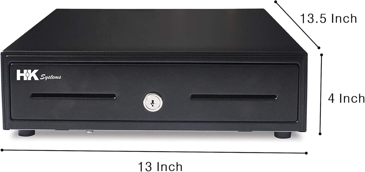 Heavy Duty Black Push Open Cash Drawer with Metal Bracket Q23325