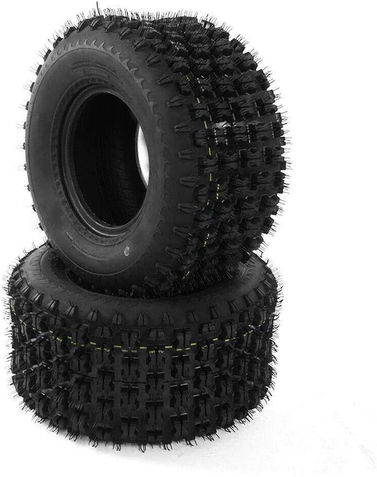 Set of 2 20x10-10 Turf Tires Lawn Mower Garden 4PR Tubeless Tires B530858