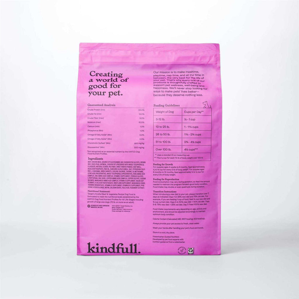 Beef and Vegetable Recipe Dry Dog Food I969