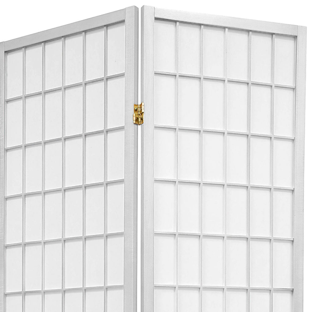 White 6 Panel Shoji Screen T96275