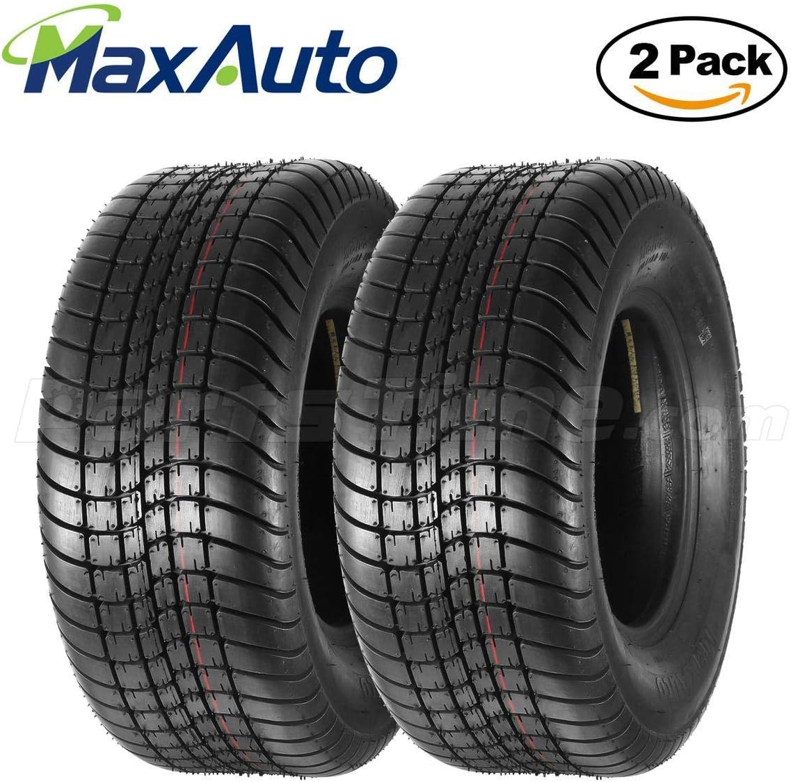 20.5x8-10 6PR Load Range C Trailer Tires, Set of 2 A144