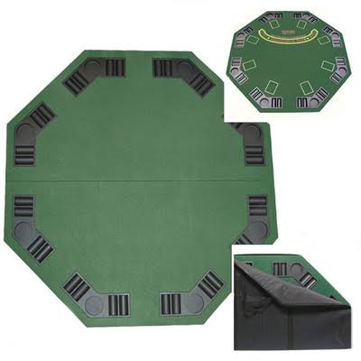 Poker and Blackjack Table Top with Case D535