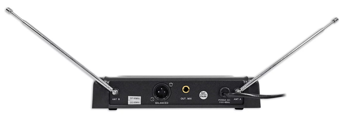12" 3-Way 1600w Karaoke Speakers with Amplifier and Wireless Mics F879460