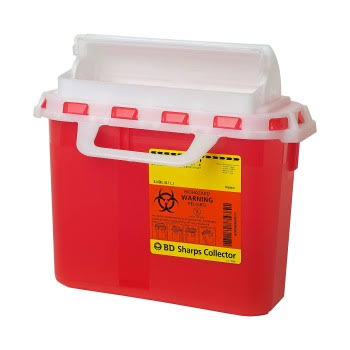 5.4 Quart Sharps Container with Case of 12 M78144