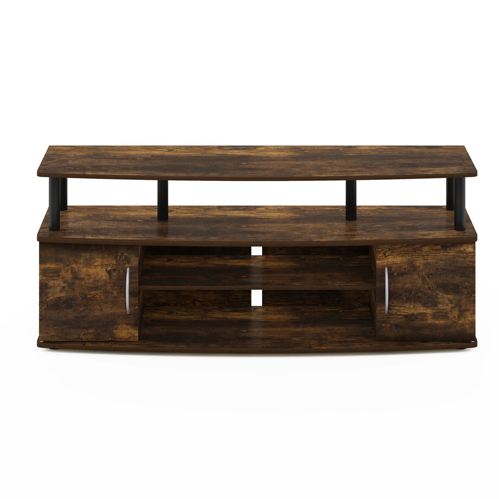 Large Entertainment Center for 55-IN TV, Amber Pine/Black N296785