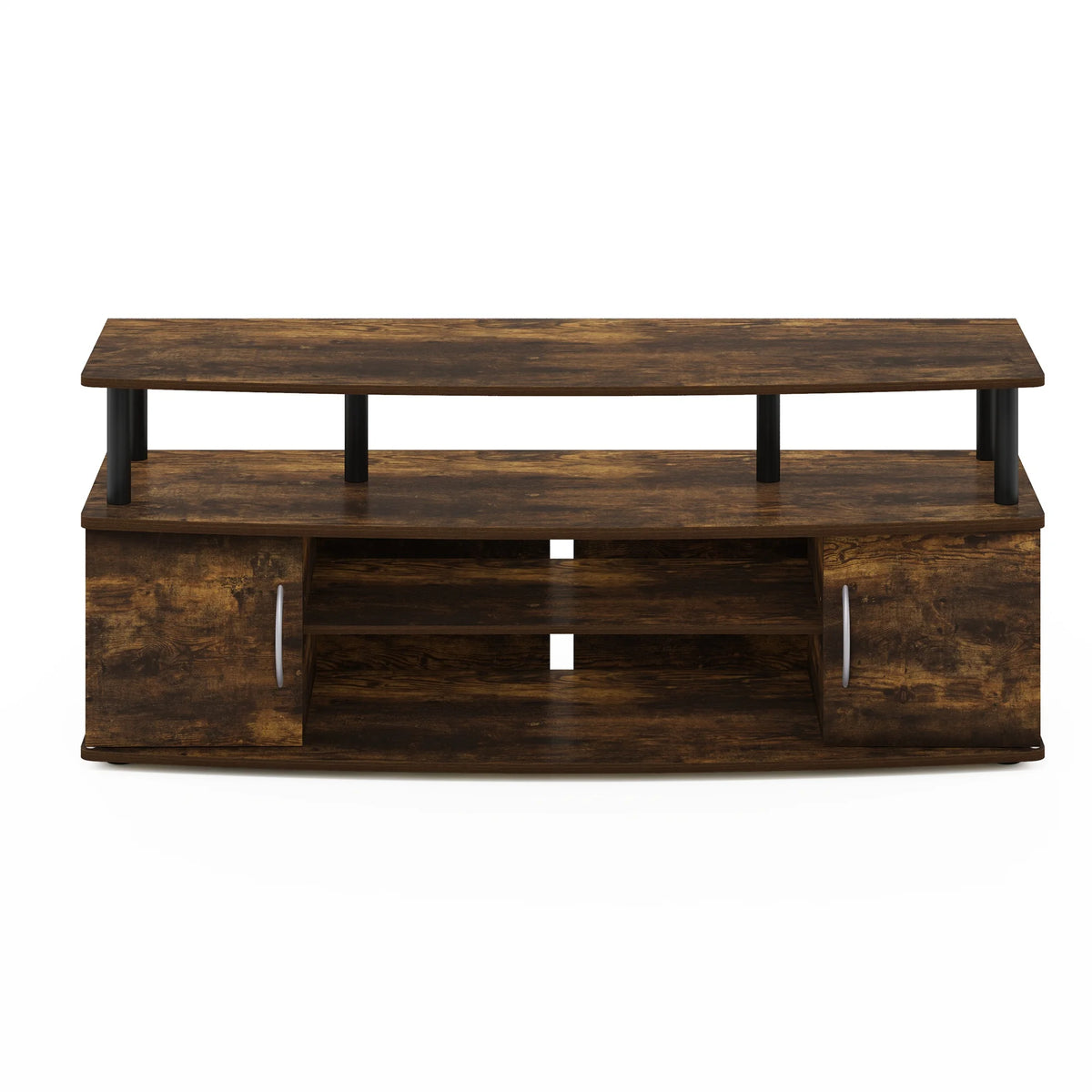 Large Entertainment Center for 55-IN TV, Amber Pine/Black N296785