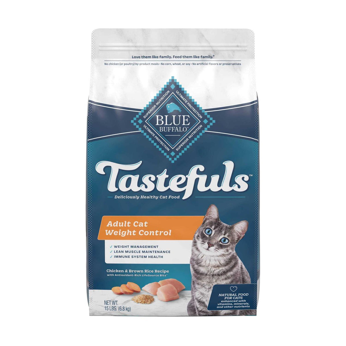 Blue Weight Control Adult Cat Dry Food C342