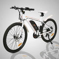 26" 36V 350W Electric City Bicycle Black/White O6397