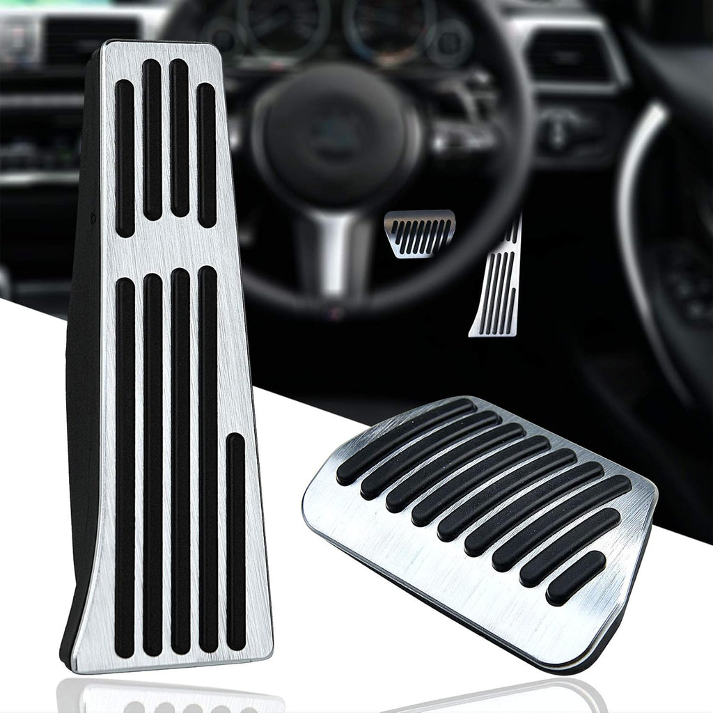 Non-Slip Aluminum Gas Brake Pedal Covers, 2Pcs H314135