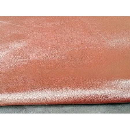 Rust Cow Leather Hides, 20 Square Foot S5339