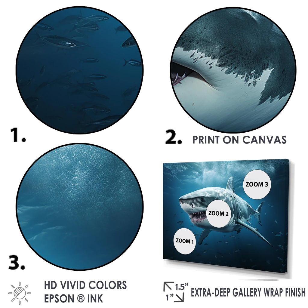 Shark Canvas Prints A108228
