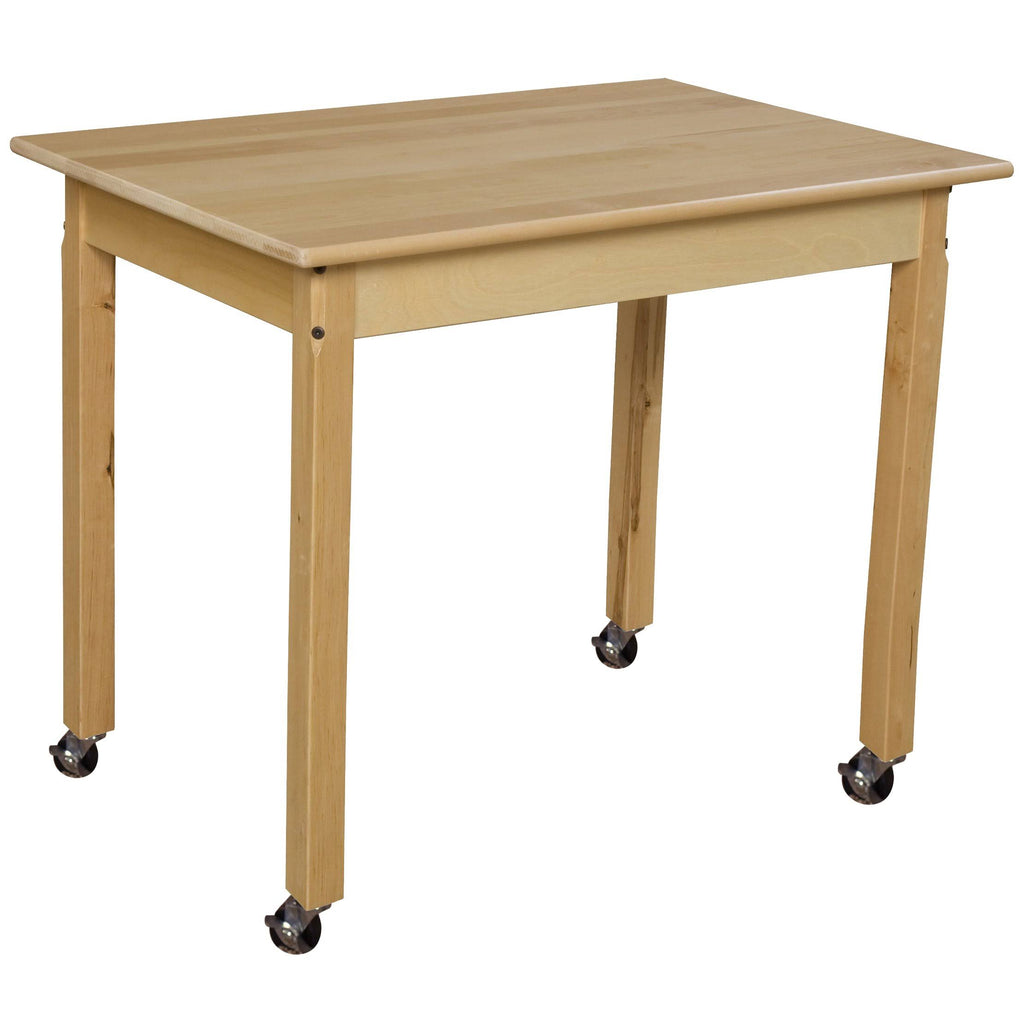 Rectangle Hardwood Table with Legs W427