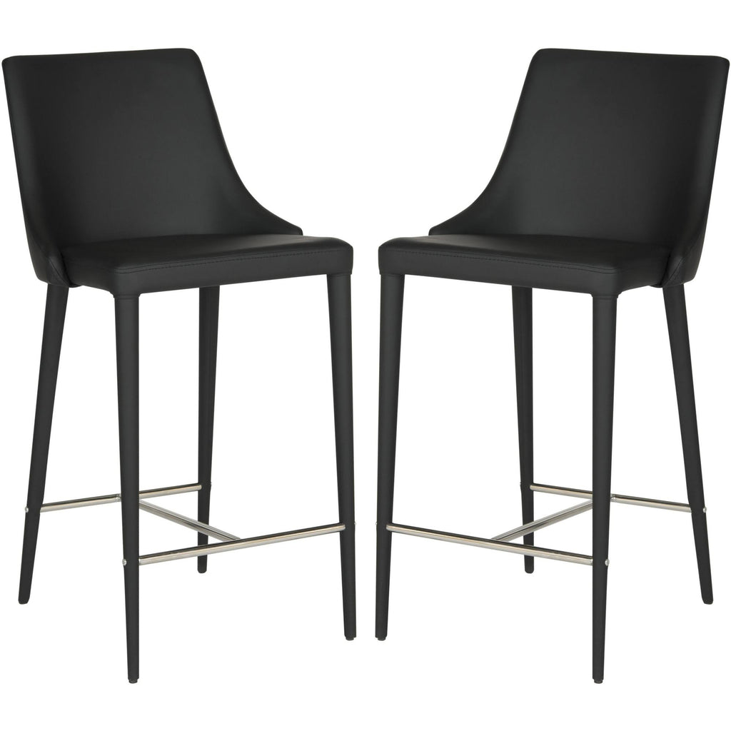 Black Counter Stool Set of 2 X3319