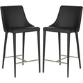 Black Counter Stool Set of 2 X3319