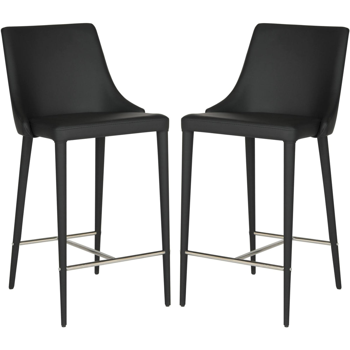 Black Counter Stool Set of 2 X3319