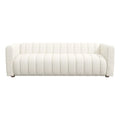 Cream Boucle Fabric Couch Q365026