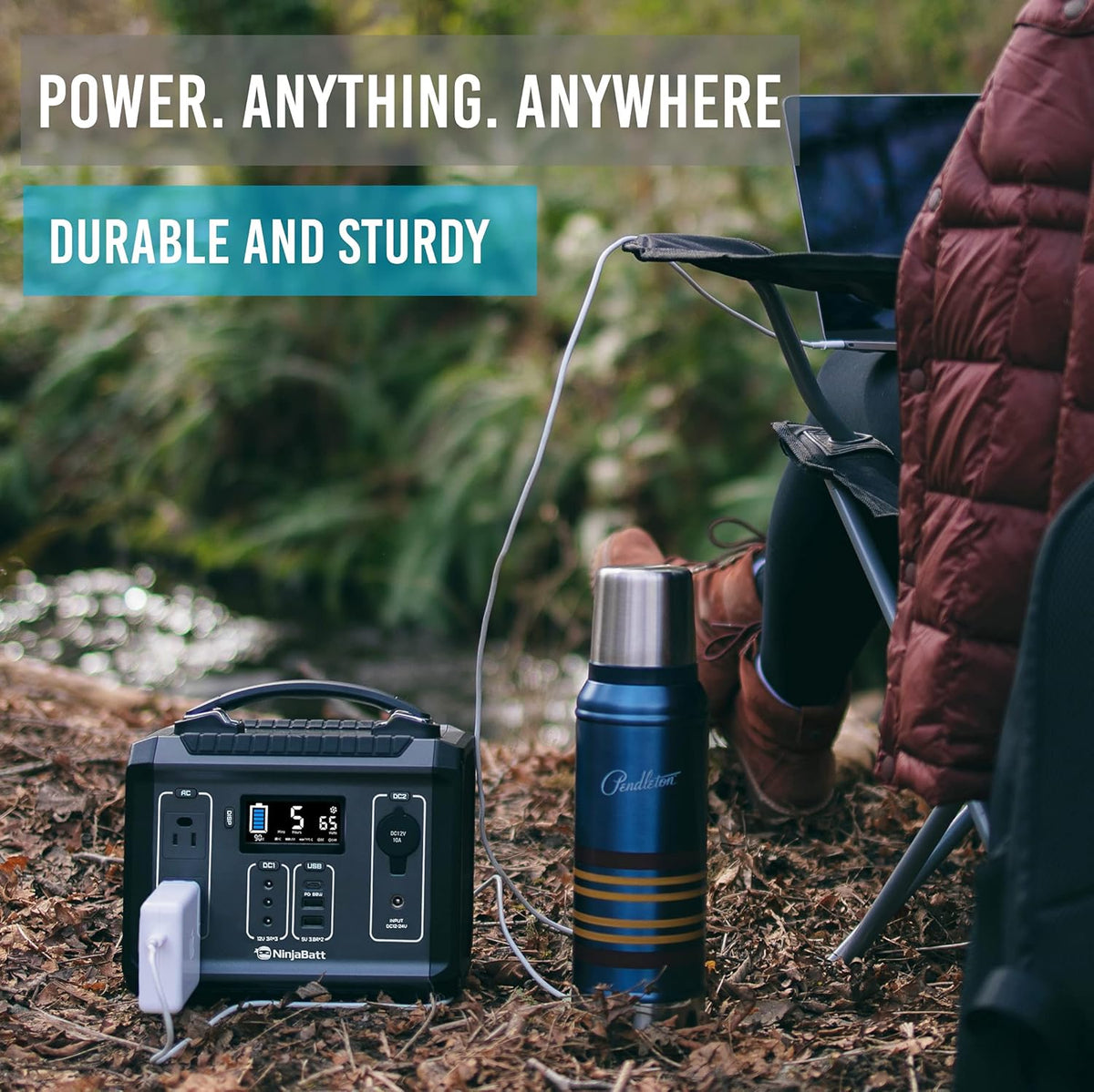 280Wh Portable Power Station with 110V/300W AC Outlets G61723
