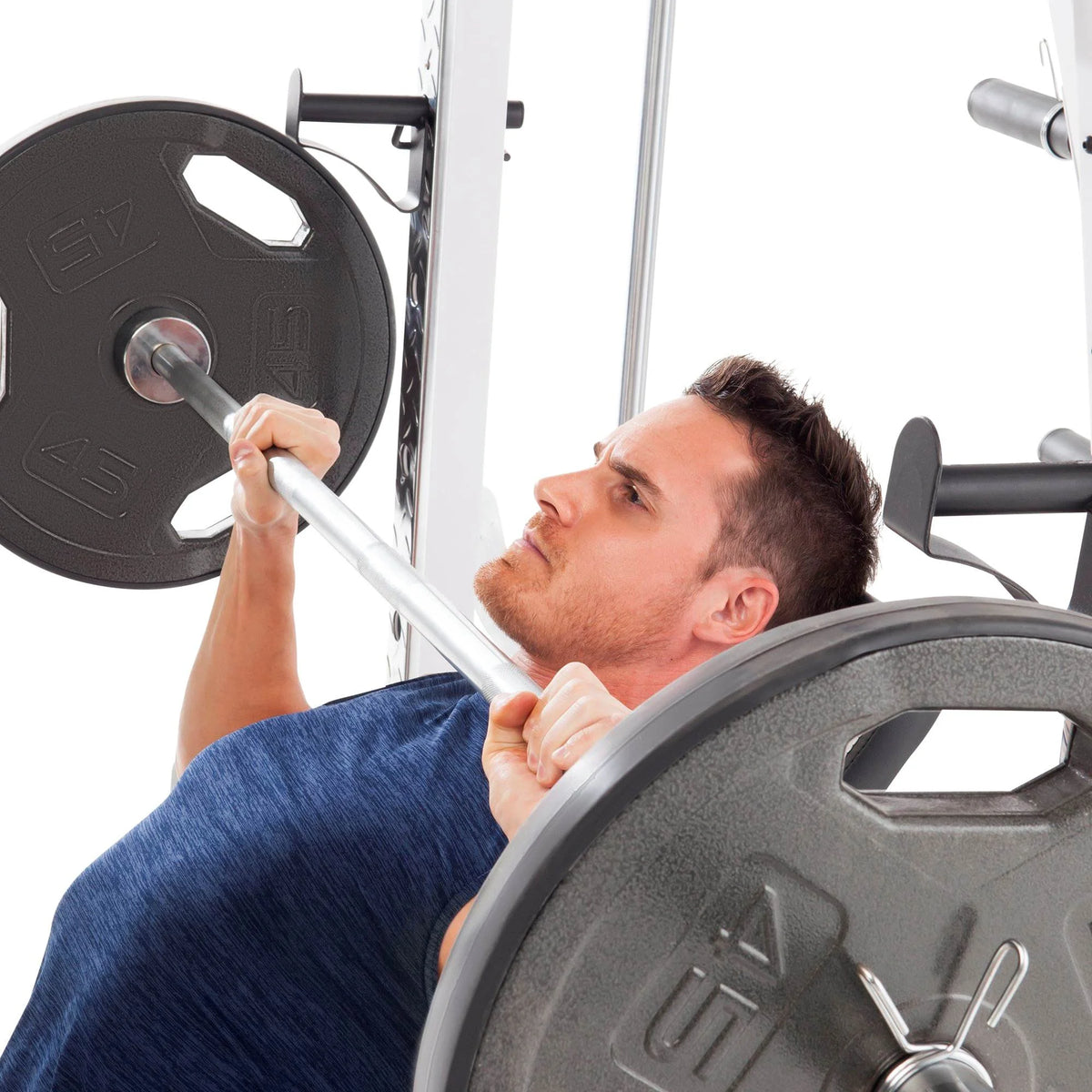 White Smith Cage Workout Machine E23311