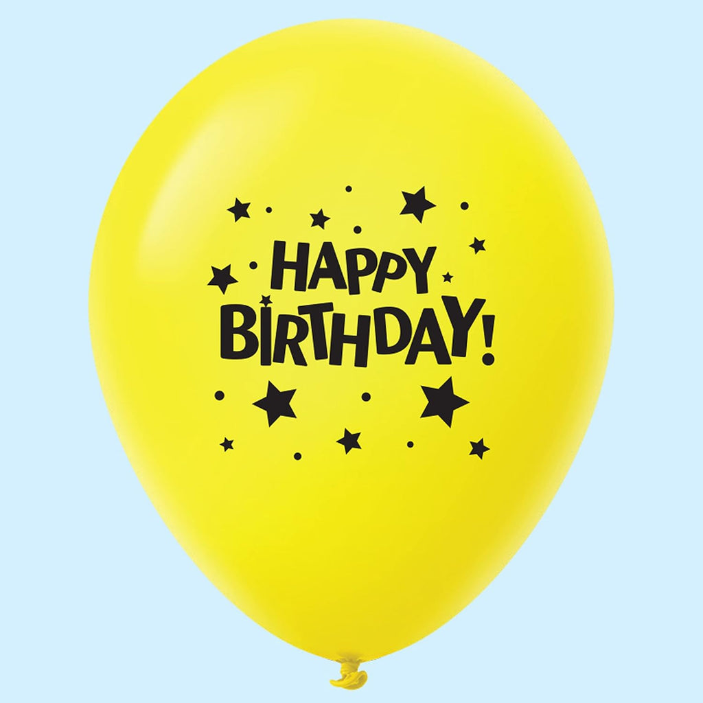 12 16oz Cups + 1 Birthday Balloon W8335