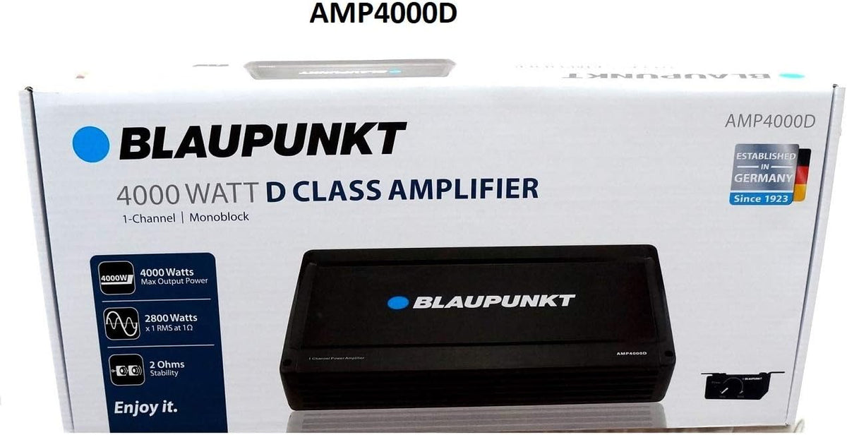 4000W Max 1-CH Monoblock Class D Car Audio Amplifier E259006