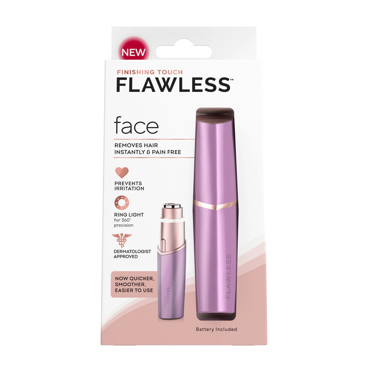 Electric Facial Hair Remover with LED Light D868339