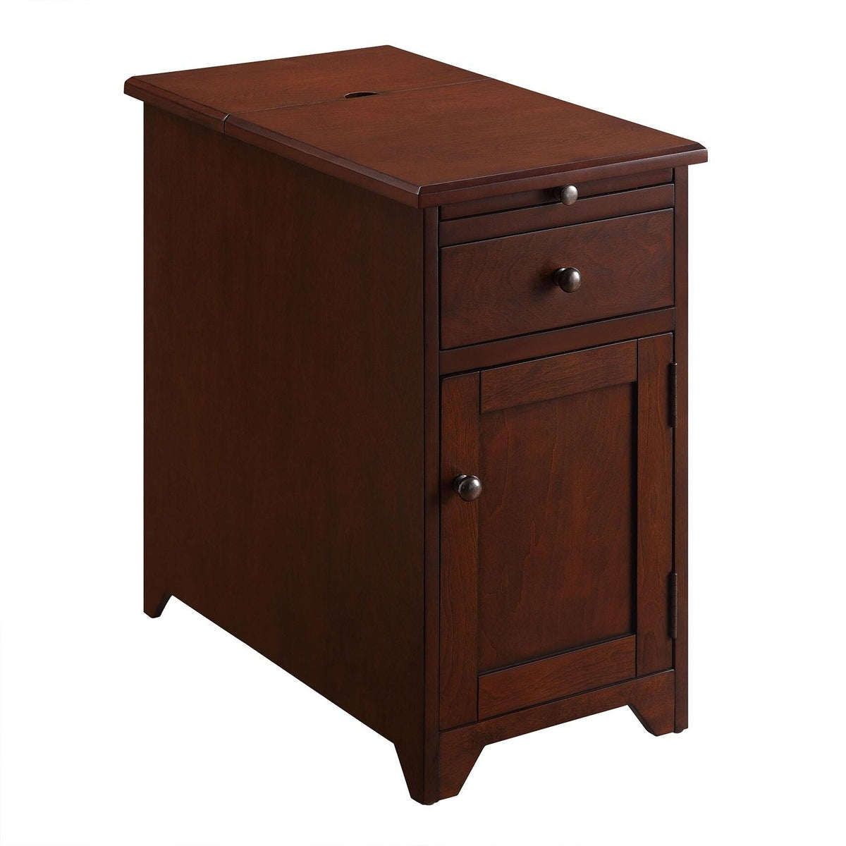 1-drawer 1-door Side Table with USB Charger I829