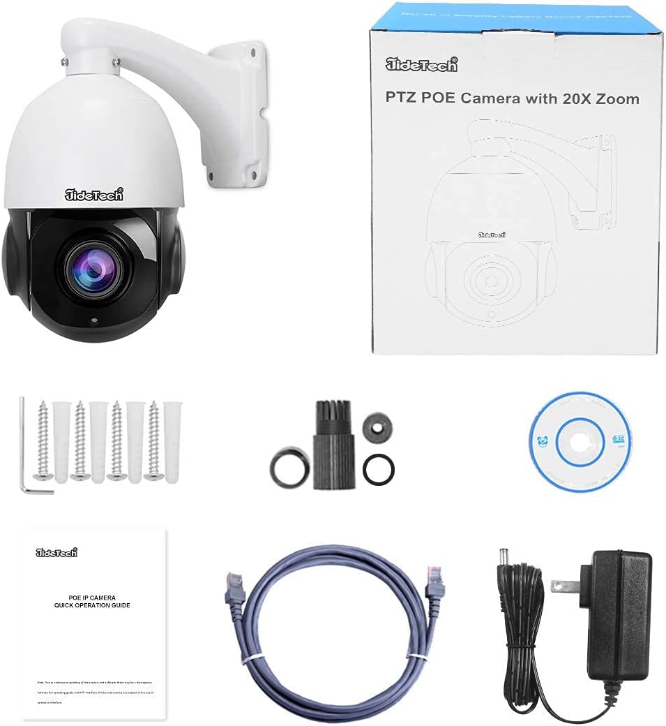 5MP PTZ POE Outdoor IP Security Dome Camera with 20X Optical Zoom N53564