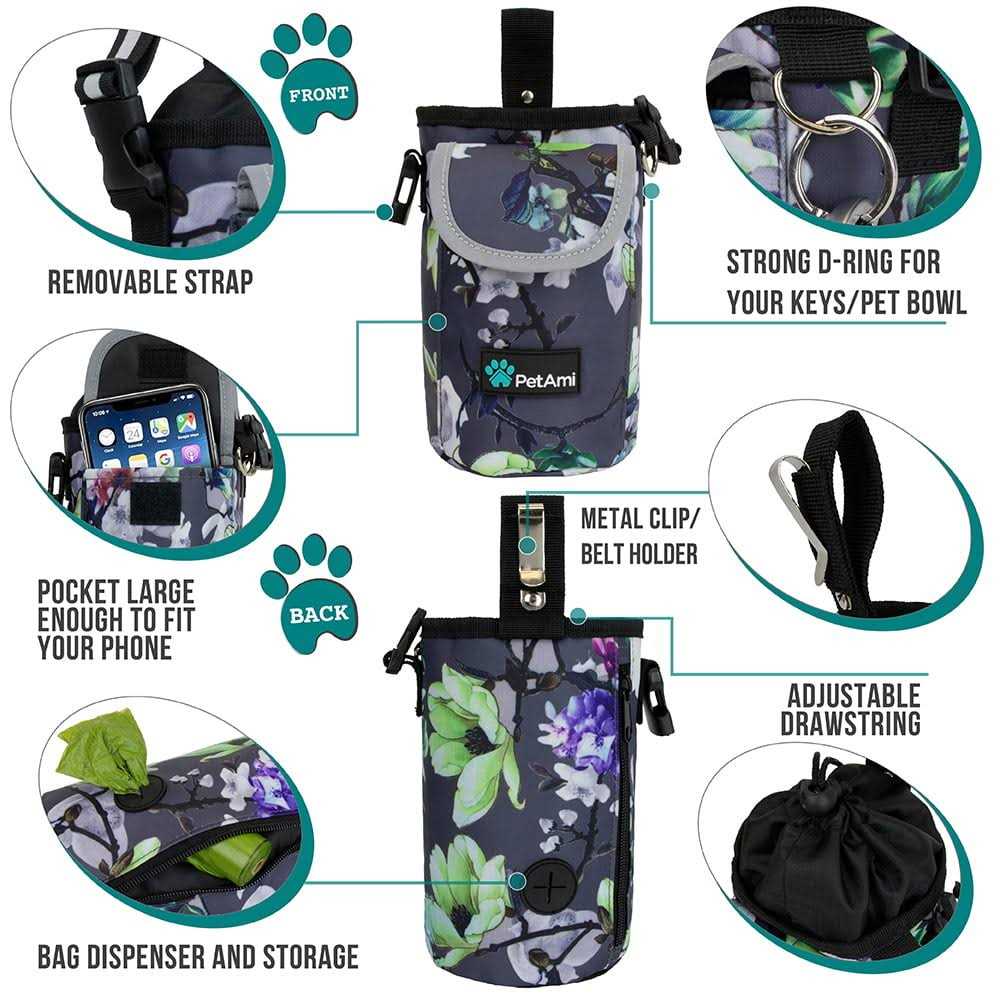 Large Dog Treat Pouch with Pocket Z127