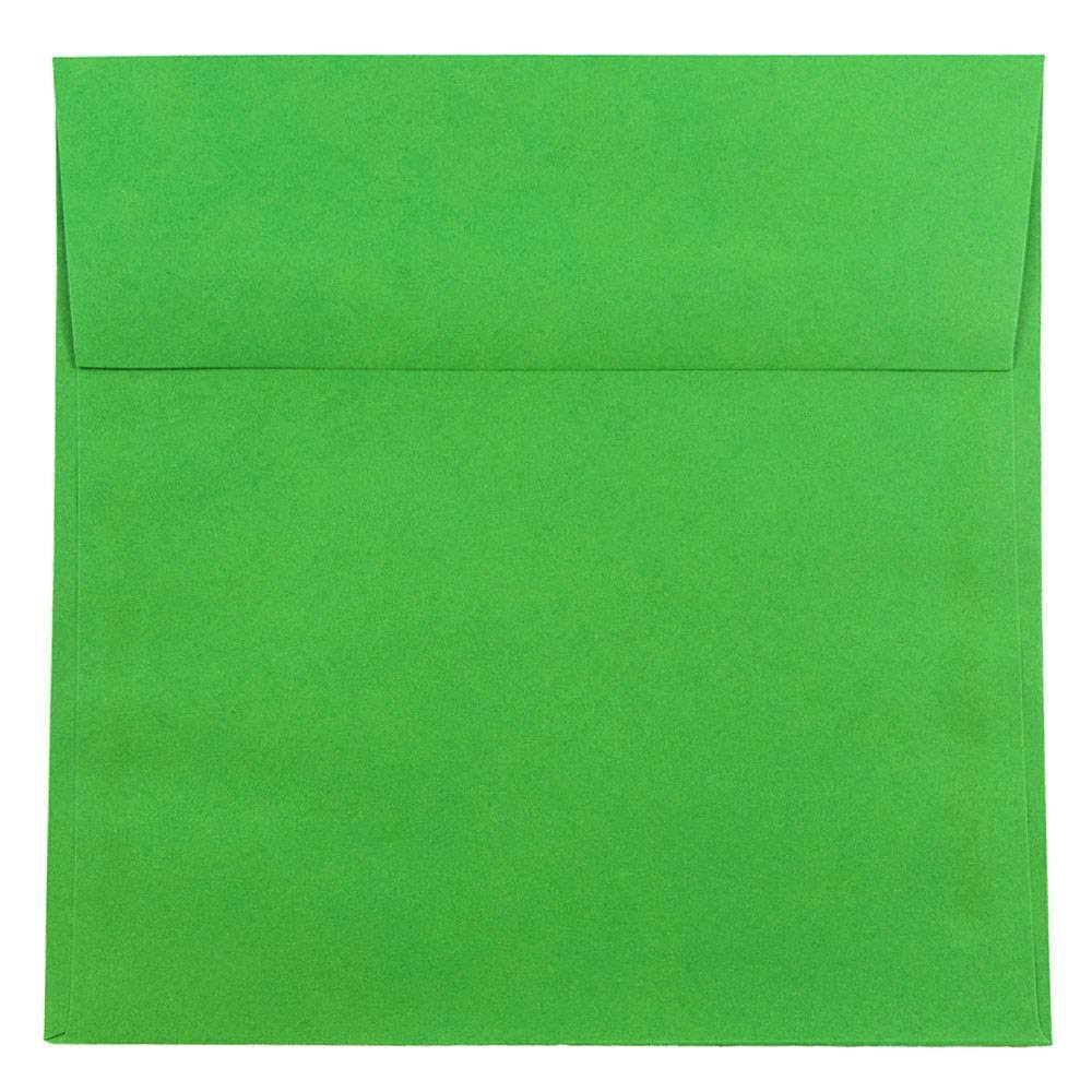 Brite Hue Christmas Green Square Invitation Envelope, 250/Pack I5703