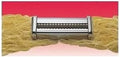 Pasta Machine Spaghetti Attachment U857