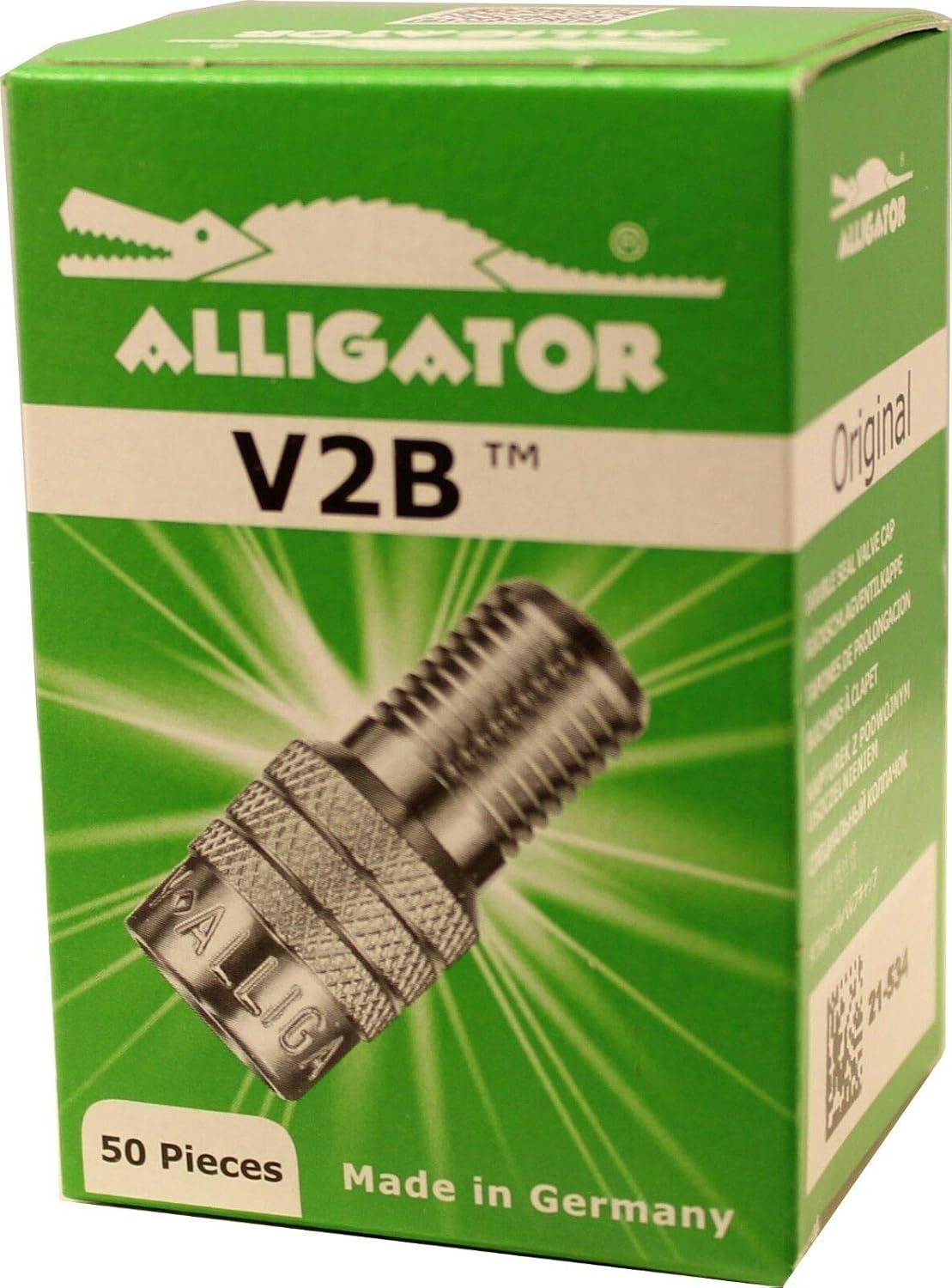 50 Pack Inflate Through Valve Stem Cap L6201
