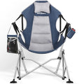 Oversized Hammock Camping Chair with Adjustable Backrest Blue V110024