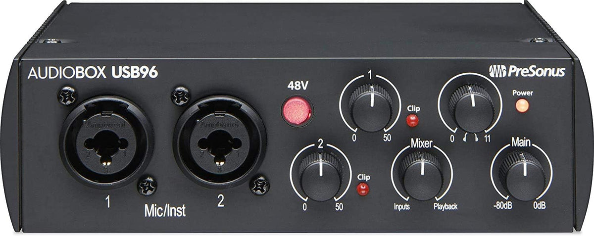 Audio Interface with Studio Monitors and Cables I511