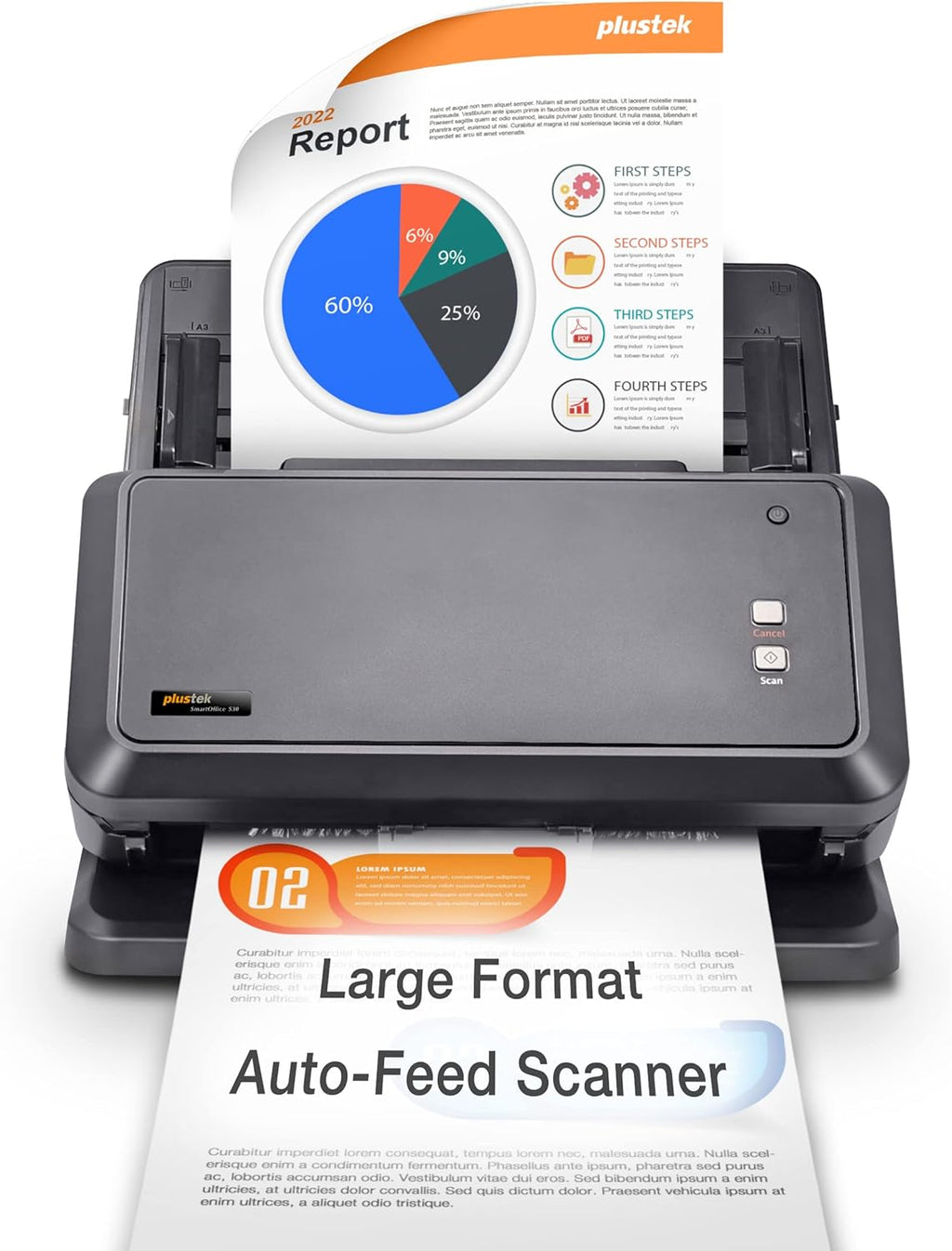 A3 Duplex Document Scanner with 100-page Auto Document Feeder B799