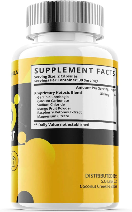 120 Capsules Keto Dietary Supplement P57418