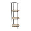 Brown Wood 3-Tier Shelving Unit Z9971