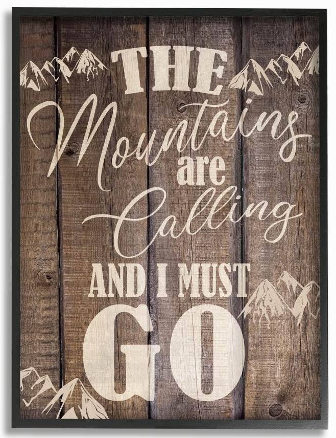 Mountains Landscape Framed Art J42773