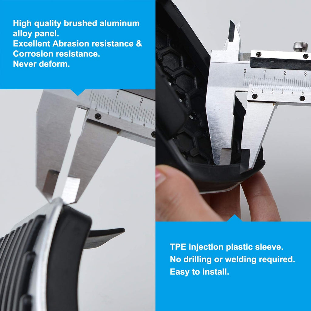 Non-Slip Aluminum Gas Brake Pedal Covers, 2Pcs H314135