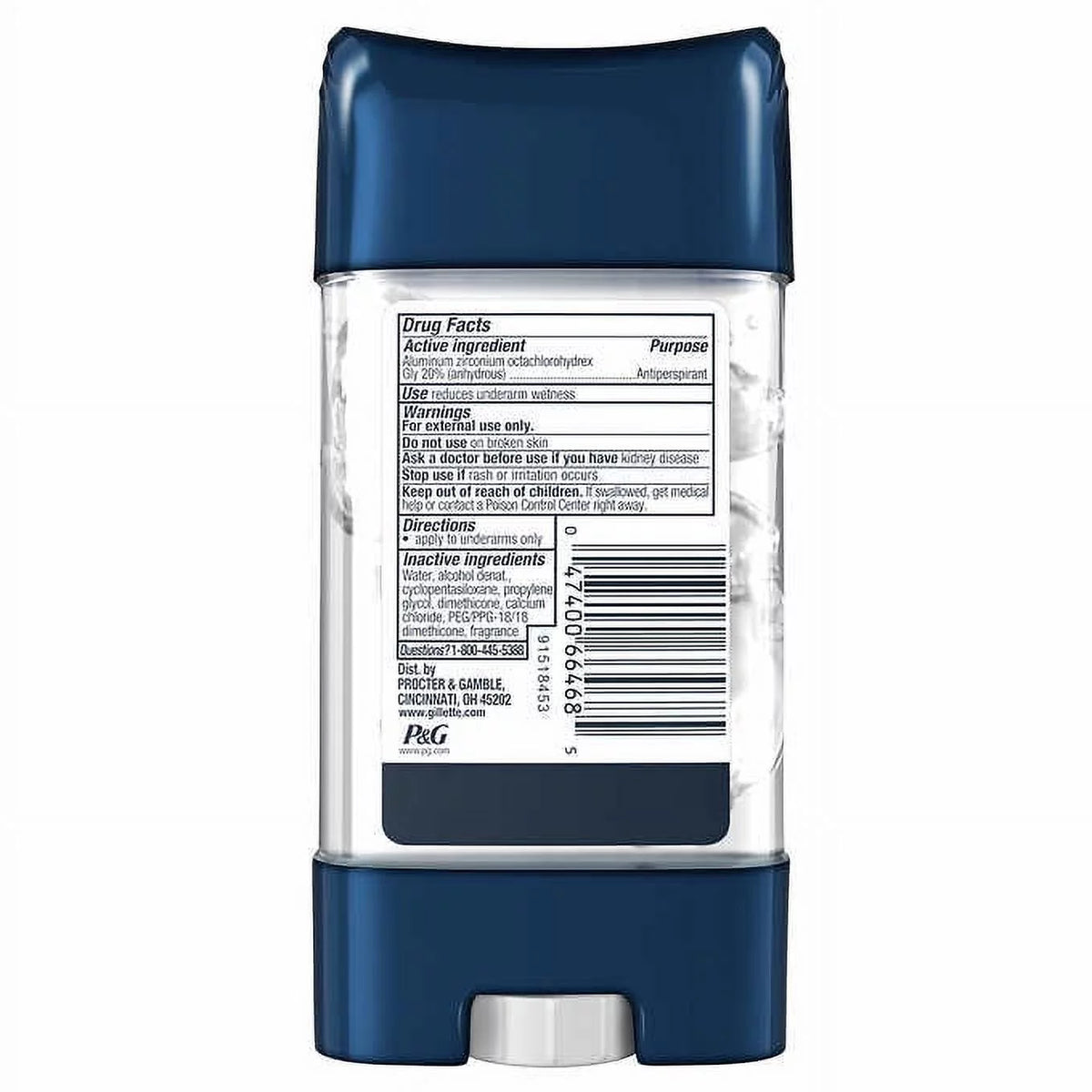 6-in-1 Antiperspirant 3.8 oz 5-Pack K9100
