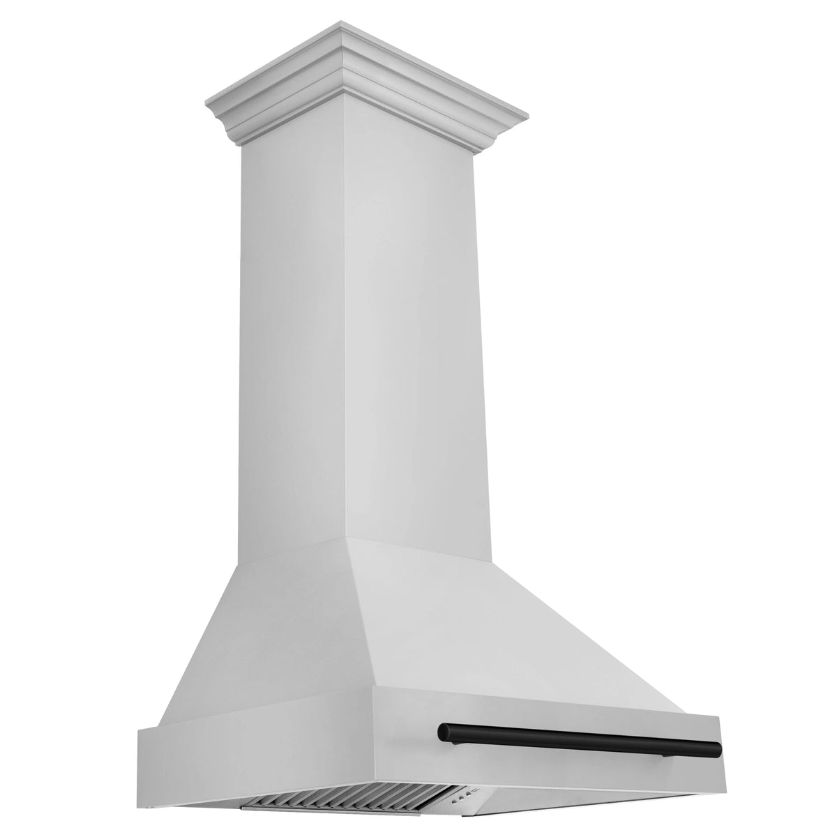 30 Inch Range Hood with Stainless Steel Shell and Matte Black Handle J72320