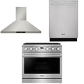 36 Gas Range, Range Hood and Dishwasher J19571