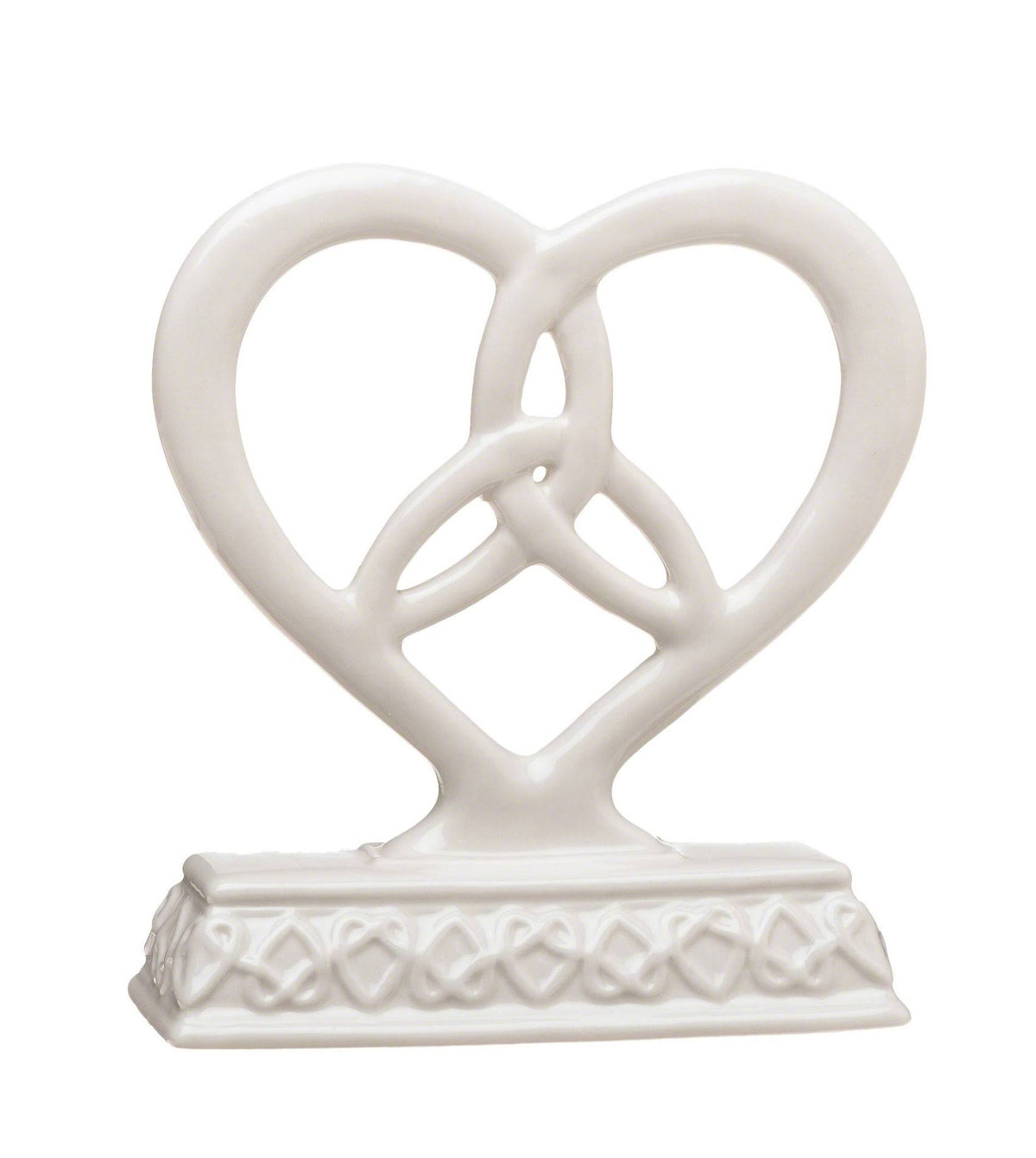 Heart Framed Trinity Knot Cake Top L950
